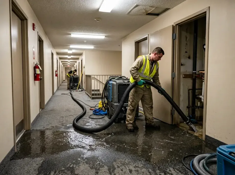 multi-unit-apartment-hallway-f-005 — frequently asked questions, Emergency Burst Pipe Water Extraction & Removal in Terre du…